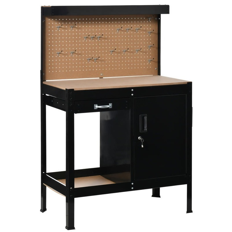 Workshop Tools Cabinet - Multipurpose Workbench, Workshop Tool Table with