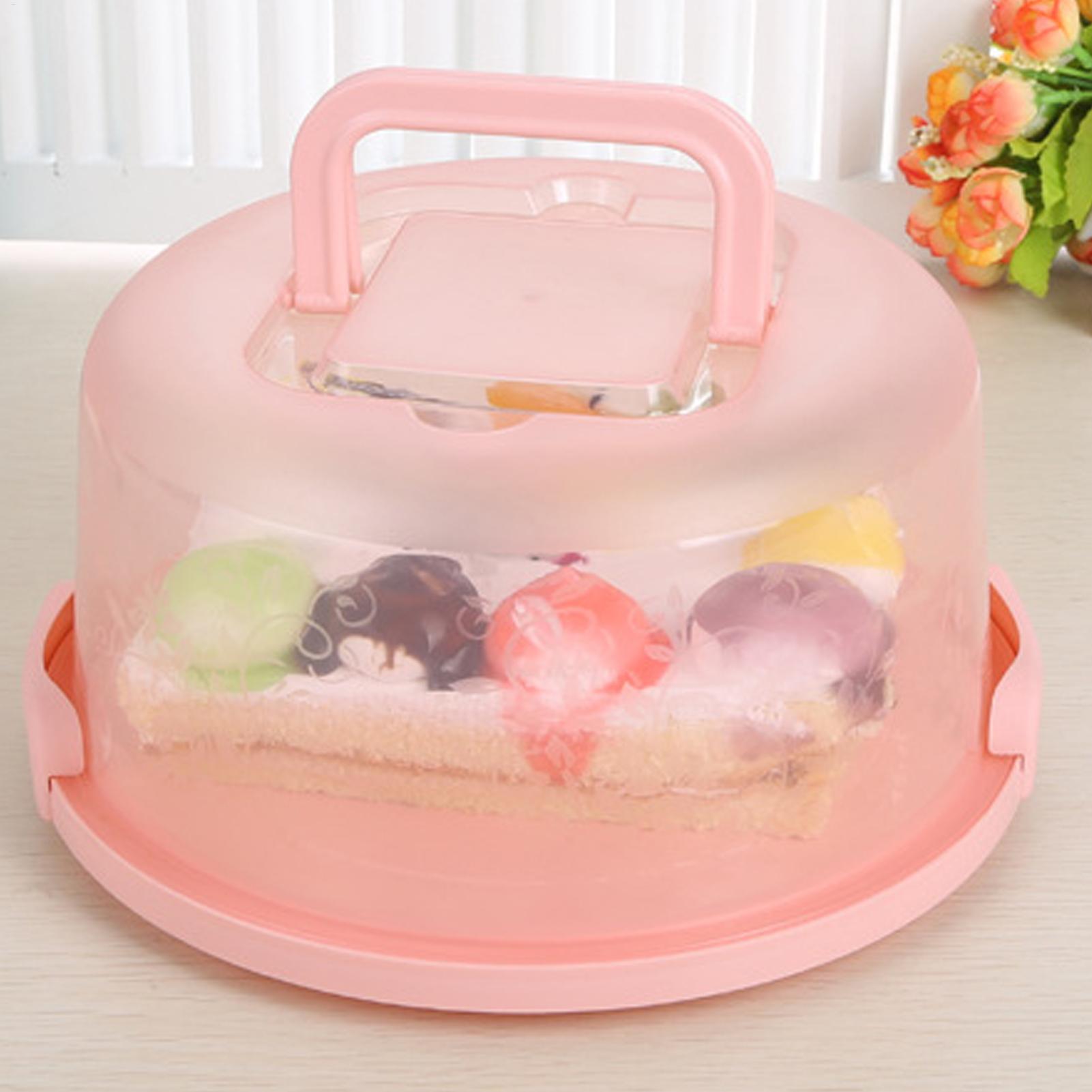 Tool Chest Cabinet - Handheld Cake Carrier Reusable Airtight Box