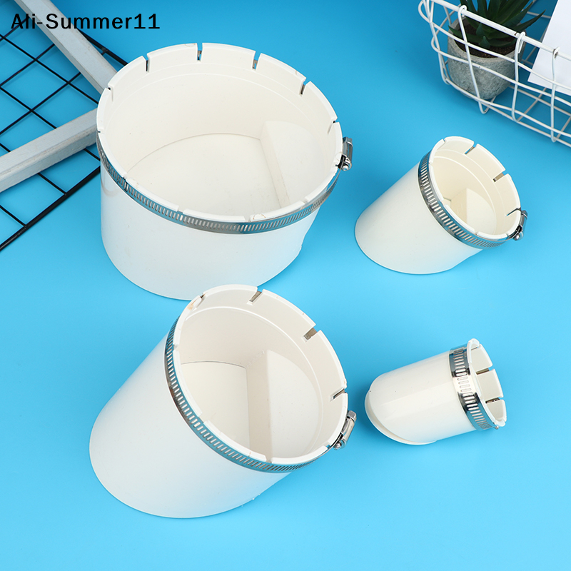 Pipe Clamp Bar - 【R1a】50-160mm Drainage Pipe Floor Drains White