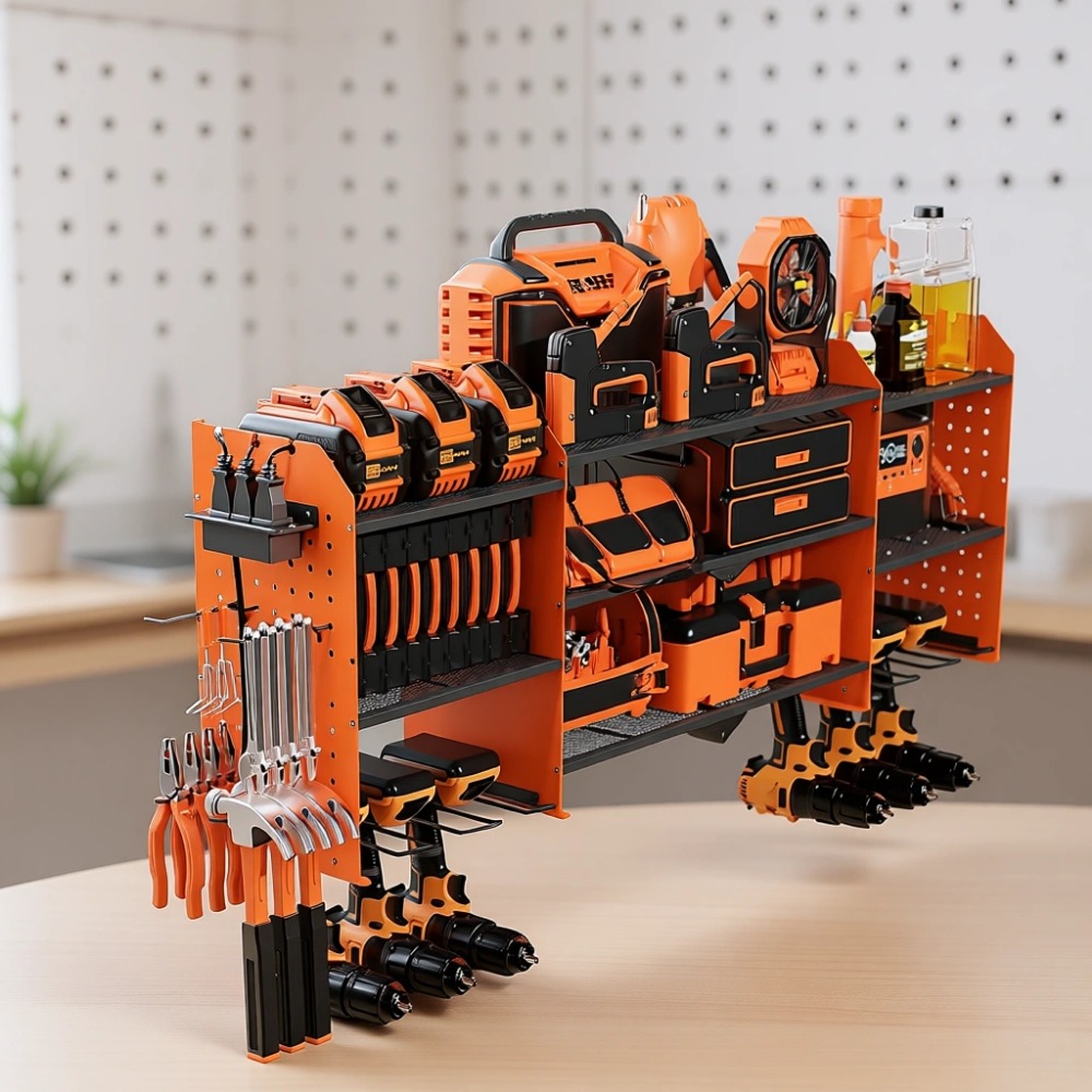 Tools For Garage Workshop - Large Wall Mount Tool Organizer with