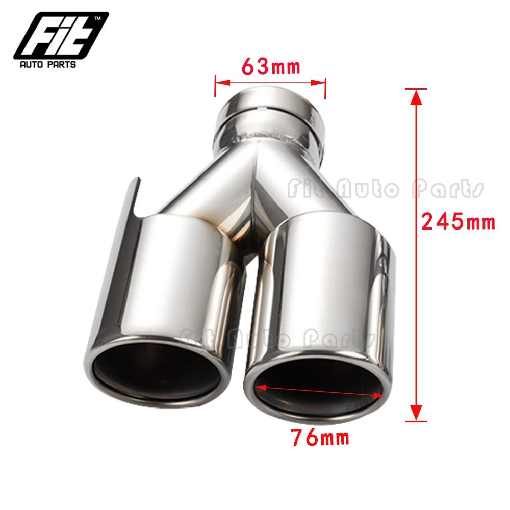 1pcs dual exhaust tip stainles – Pipe Clamp Bar Bewertung und Preis
