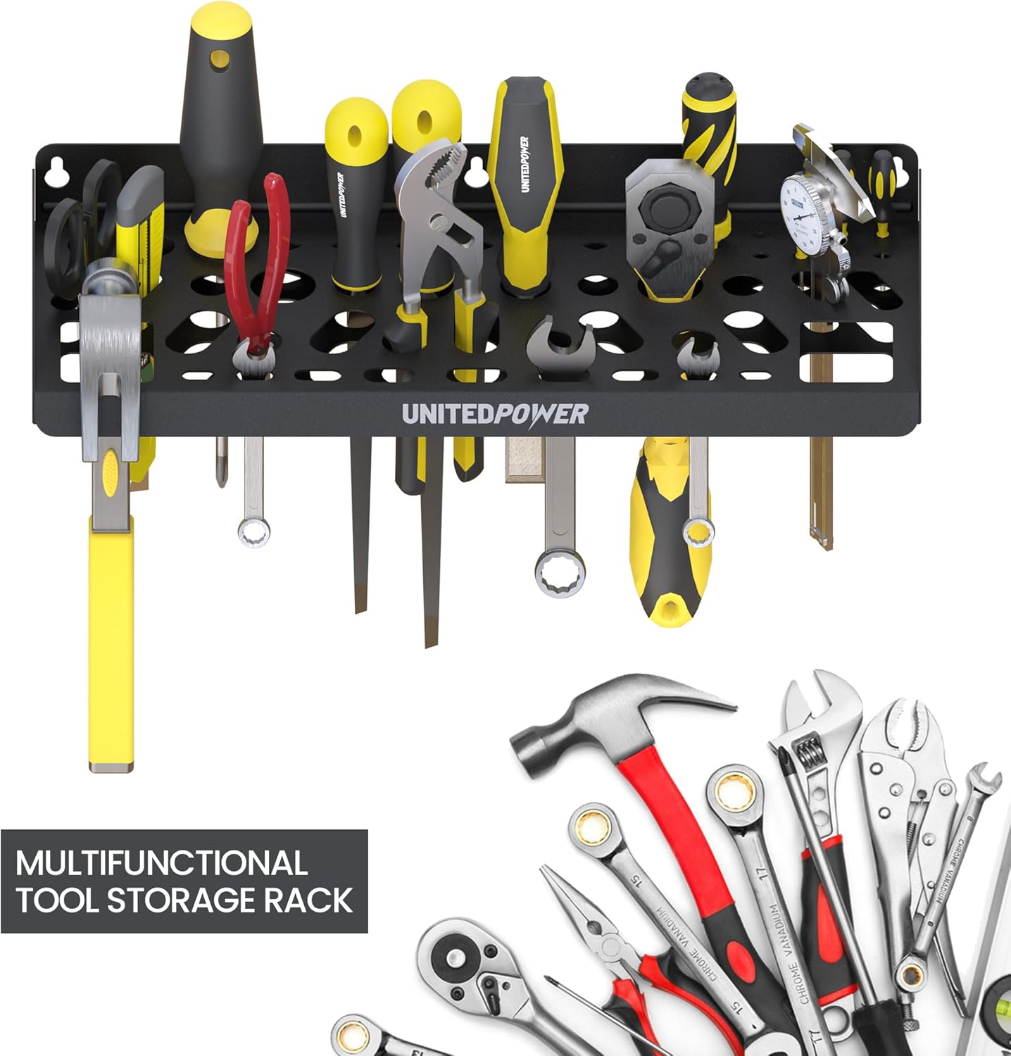 Wall Mount Tool Storage Rack,  – Tools For Garage Workshop Bewertung und Preis