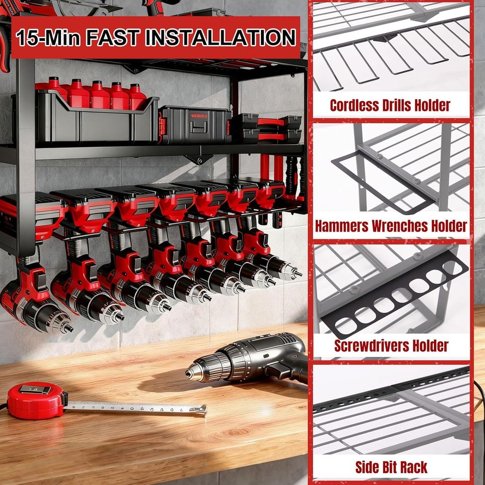 150Lbs 3 Layer Metal Tool Stor – Tools For Garage Workshop Bewertung und Preis