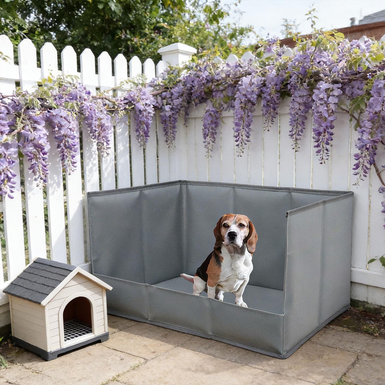 Portable Indoor Dog Potty Tray – Bench Dog Hole Bewertung und Preis