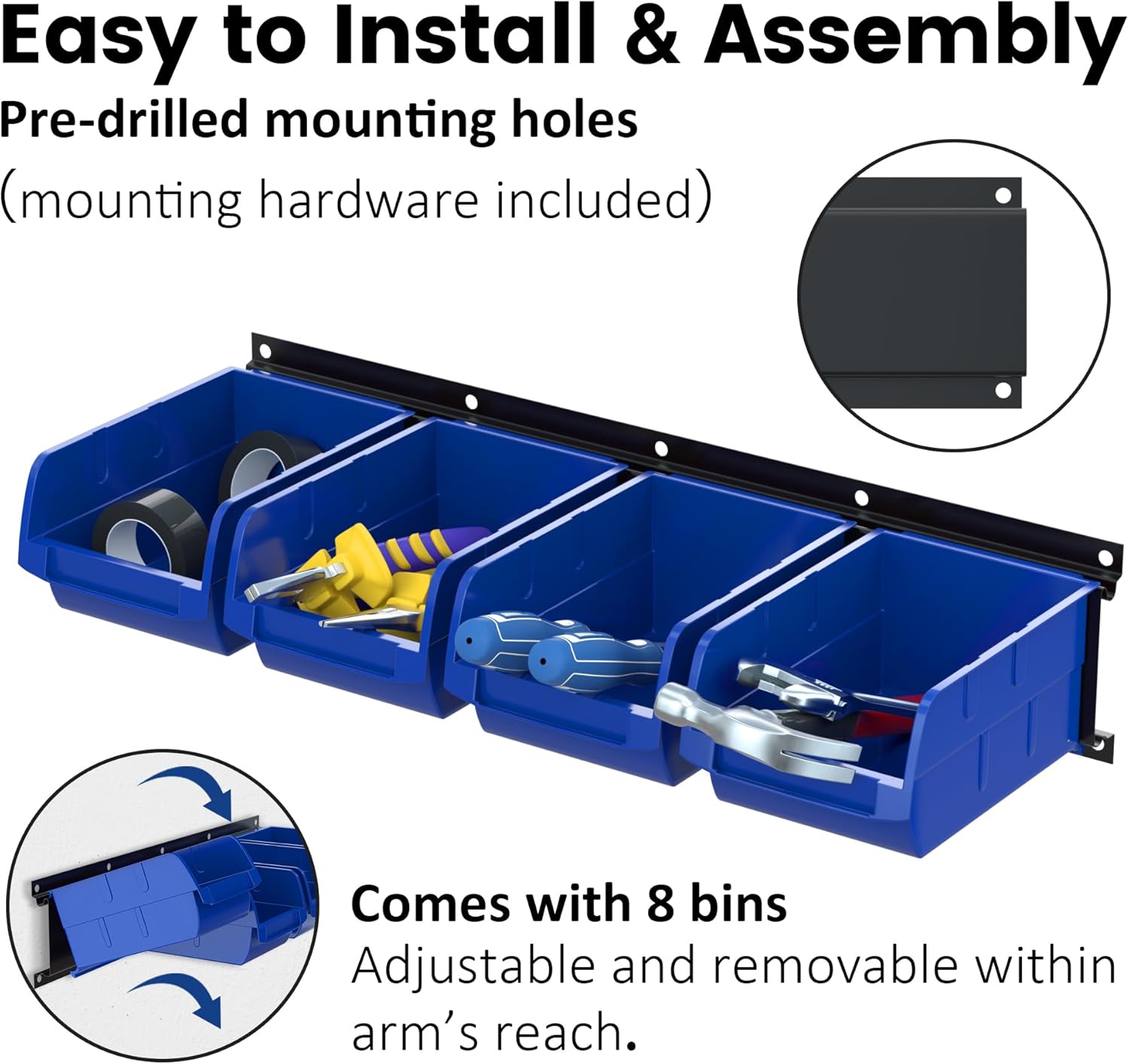 Wall Mounted Garage Storage Bi – Workshop Tools Hanging Bewertung und Preis