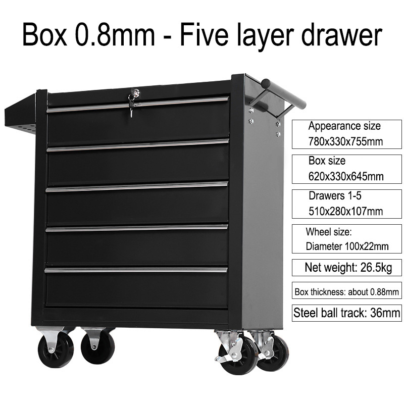 5 Drawer Storage Tool Box Trol – Workshop Tools Cabinet Bewertung und Preis
