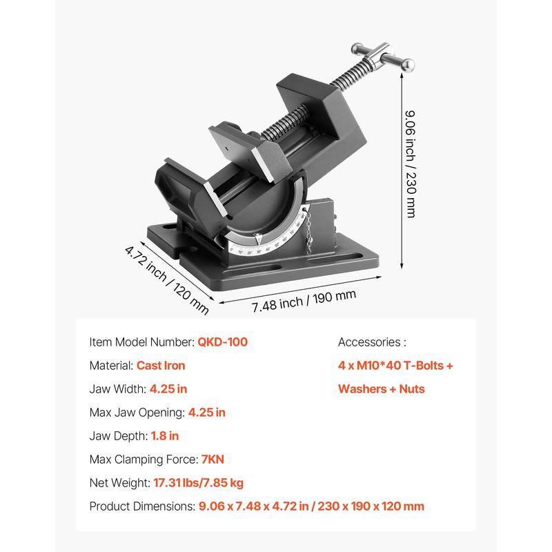 Tilting Vise, 4.25 Inch Jaw Wi – Drill Press Bench Bewertung und Preis