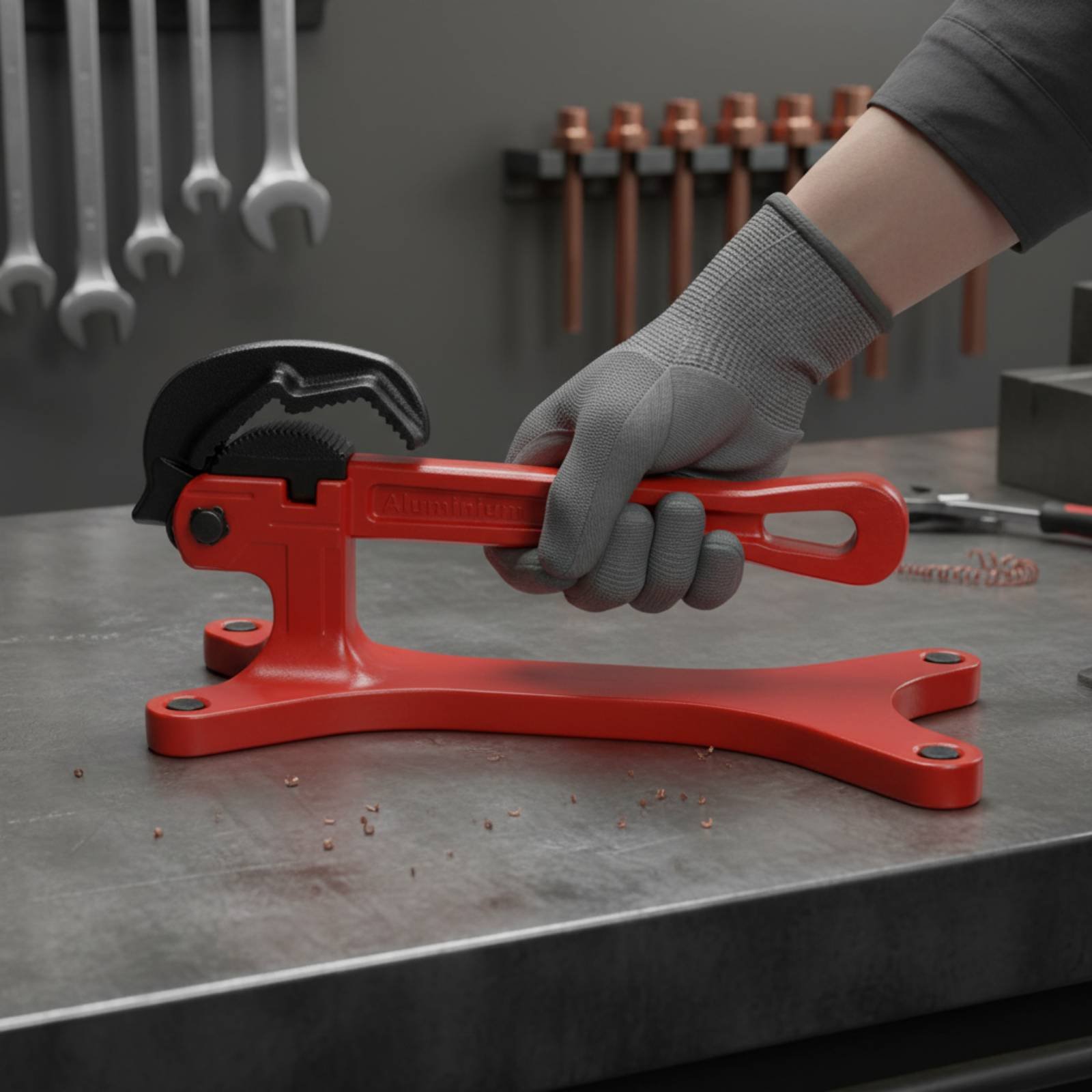 Self-Locking Pipe Wrench Porta – Tools In The Workshop Bewertung und Preis