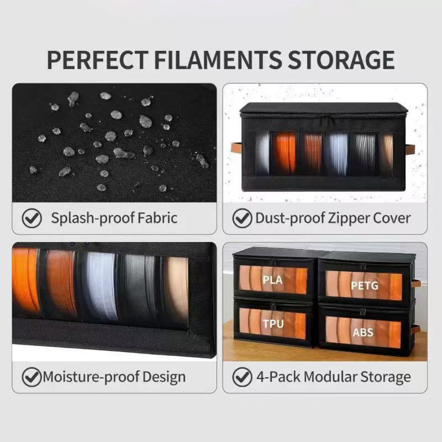 1/2/4pcs 3D Printer Filament S – Workshop Tools Cabinet Bewertung und Preis