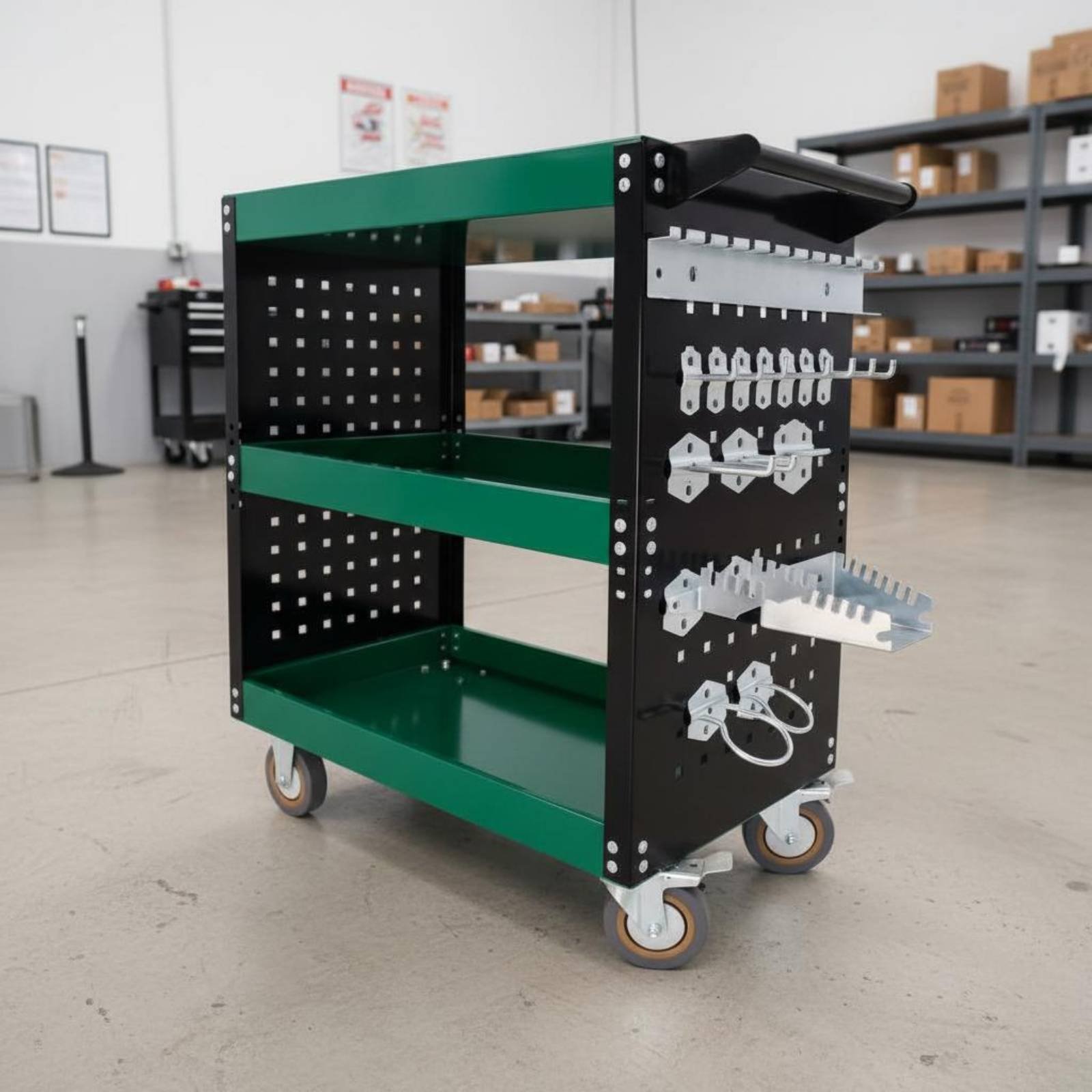 3-Tier Tool Cart Thickened Ste – Tools For Garage Workshop Bewertung und Preis